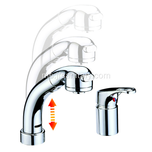 Lubang Double Pull Out Faucet Dapur